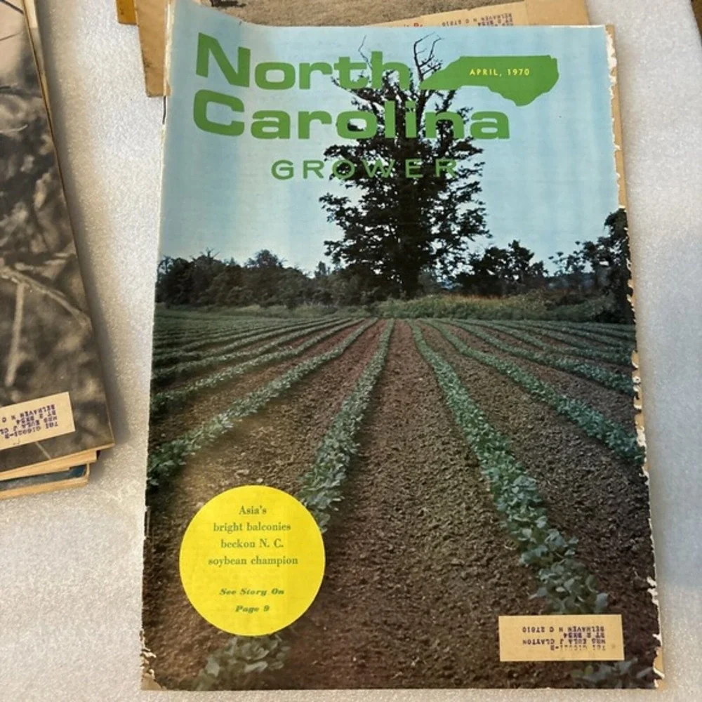 Ten North Carolina Grower Magazines‎ RARE 1969 And 1970